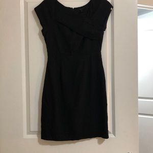 Black JCrew suit dress.